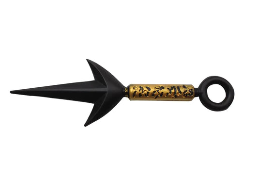 10" Foam Ninja Cosplay Kunai Knife - Gold